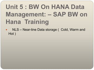 Sap bw on hana ramireddy ppt | PPTX