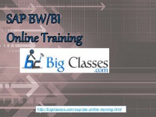 http://bigclasses.com/sap-bw-online-training.html
 
