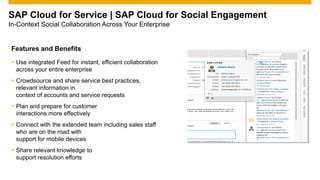 SAP Cloud for Customer Overview | PDF