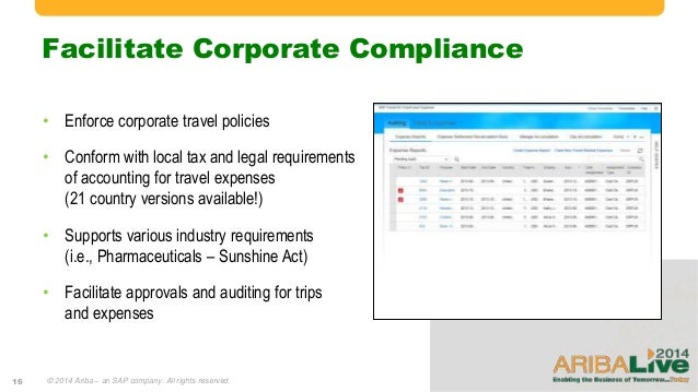 corporate travel expenses