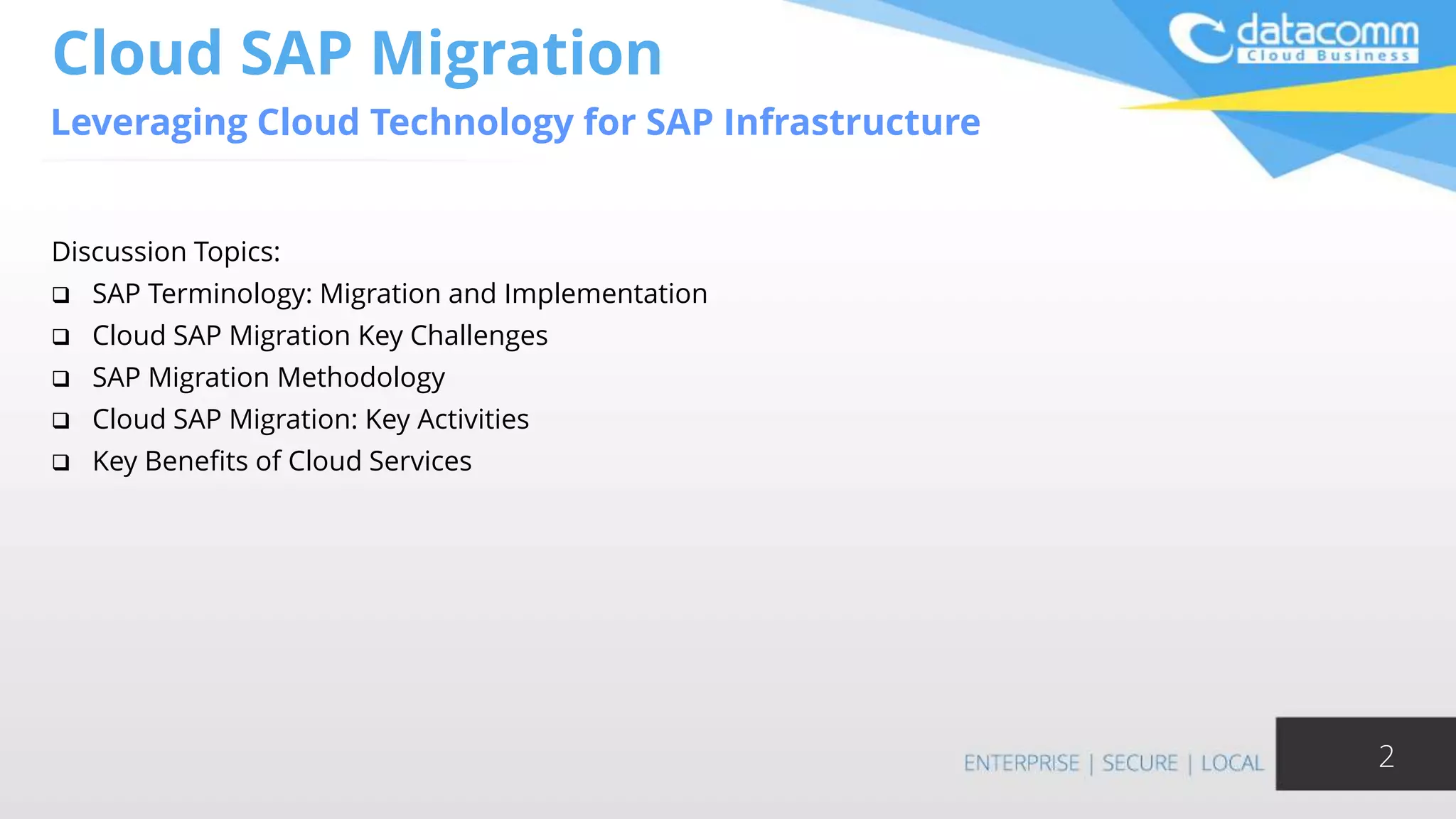 Sap Cloud Migration | PPTX