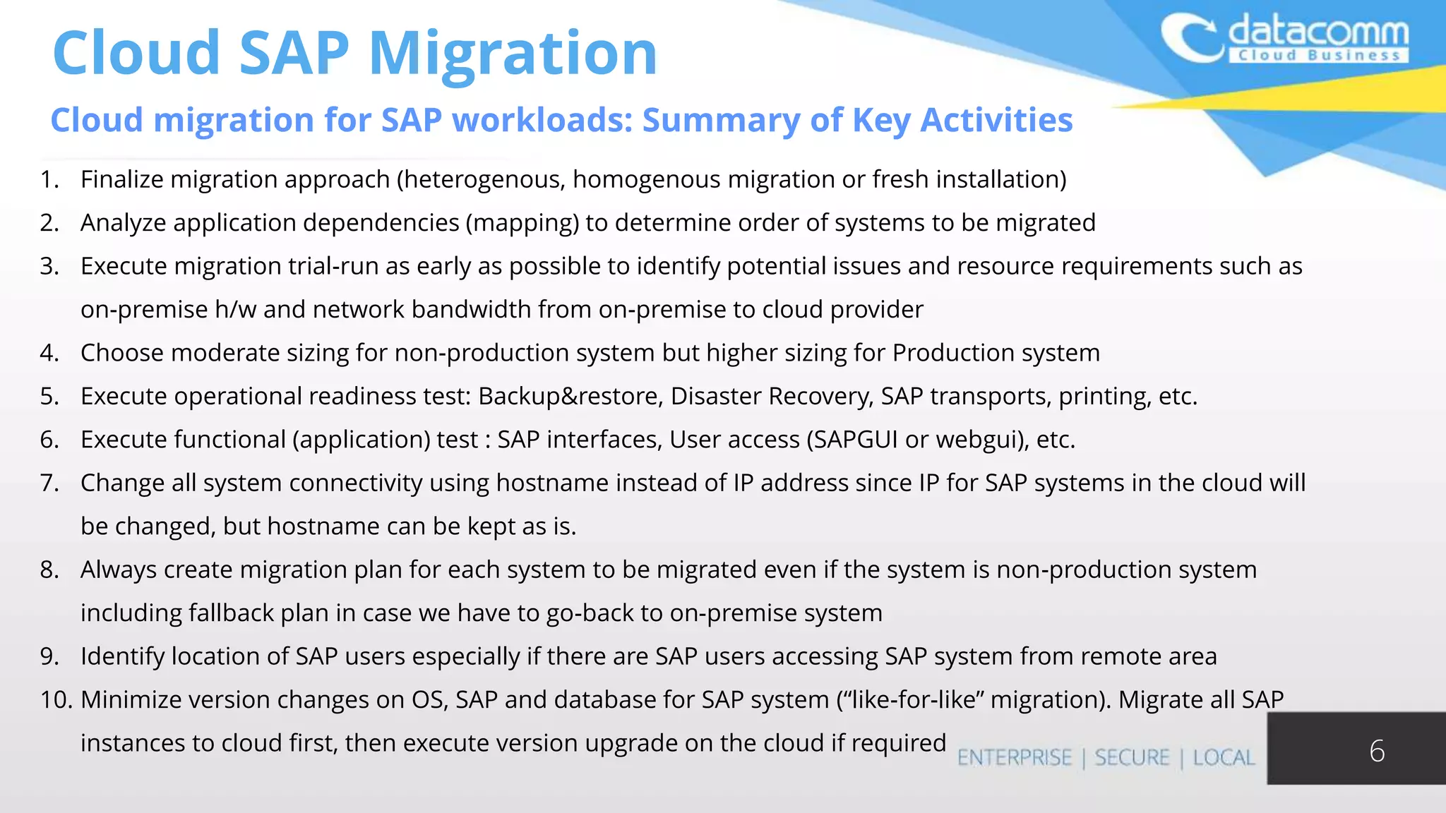 Sap Cloud Migration | PPTX