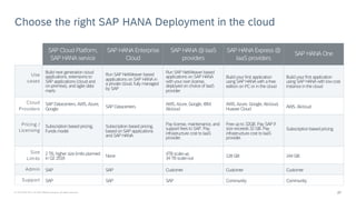 SAP Cloud Platform – Data & Storage - Overview | PDF