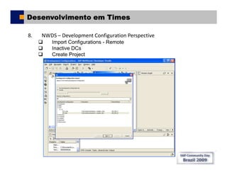 Sap Comunity Day Brasil 2009 - SAP NWDI