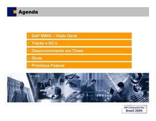 Sap Comunity Day Brasil 2009 - SAP NWDI