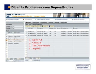 Sap Comunity Day Brasil 2009 - SAP NWDI