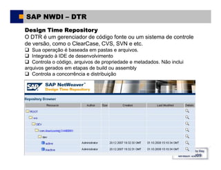 Sap Comunity Day Brasil 2009 - SAP NWDI