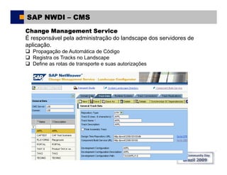 Sap Comunity Day Brasil 2009 - SAP NWDI