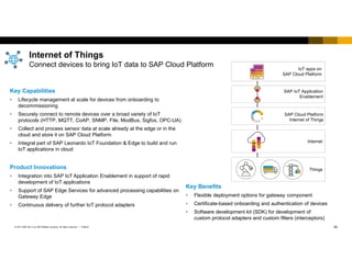 SAP Cloud Platform Product Overview | PDF