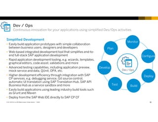 SAP Cloud Platform Product Overview | PDF
