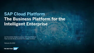 SAP Cloud Platform Community NL Kick-off | PPT