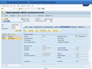 Business Partner – Financial Information
 