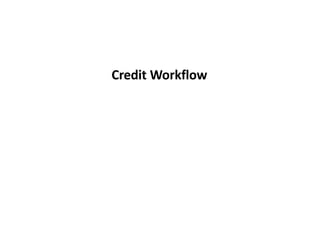 Credit Workflow
 