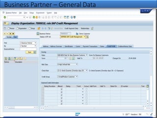 Business Partner – General Data
 