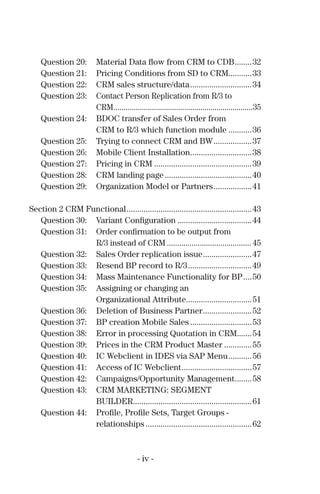 Sap crm questions_and_answers | PDF