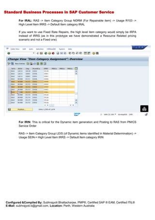 SAP Logistics - CS - Standard Process & Configuration document | DOCX