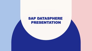 Comprehensive Overview of SAP Datasphere and BTP Cloud Platform | PPTX