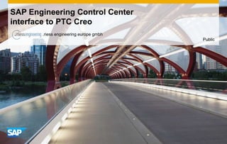 .riess engineering europe gmbh
SAP Engineering Control Center
interface to PTC Creo
Public
 