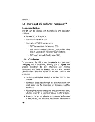 Chapter 1 - SAP Event Management. SAP's best kept secret... | PDF