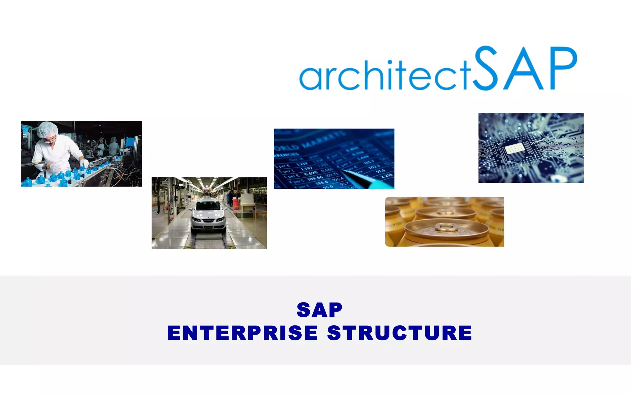 SAP
ENTERPRISE STRUCTURE

 
