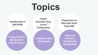 Sap Eppm Module Comprehensive SAP EPPM Guide: Processes, Configuration & Integration | PPTX