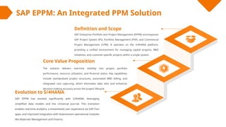 Comprehensive SAP EPPM Architecture, Configuration, and Integration ...
