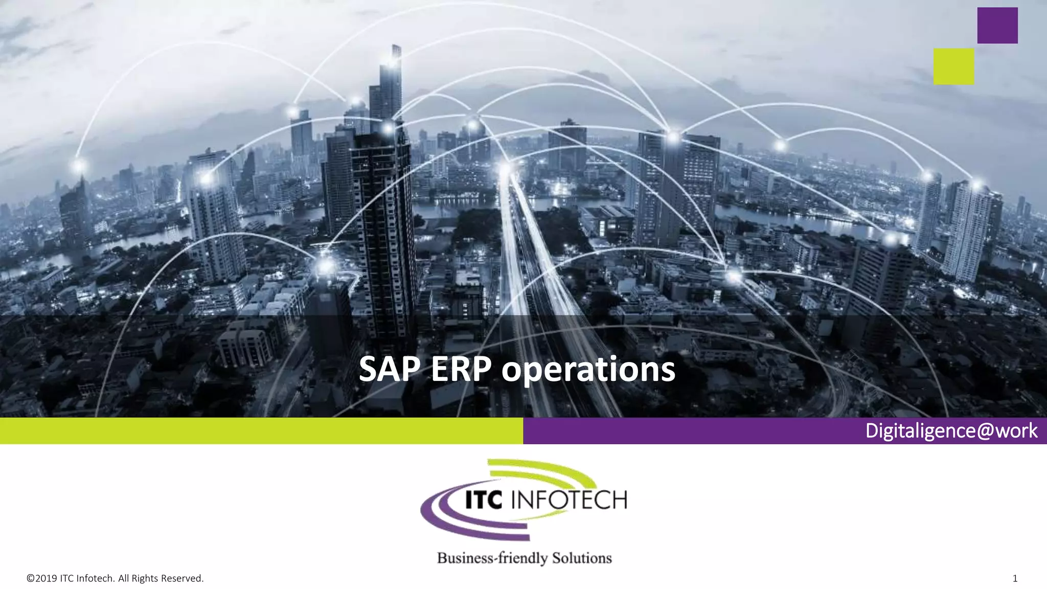 SAP ERP Operations | PPT