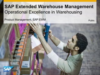 SAP Extended Warehouse Management
Operational Excellence in Warehousing
Product Management, SAP EWM Public
 