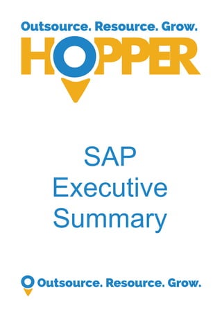 SAP
Executive
Summary
 