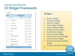 SAP Extended ECM by OpenText 10.5 - What's New? | PDF