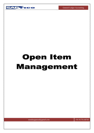 General Ledger Accounting
msndurgaprasd@gmail.com +91 91776 48745
 