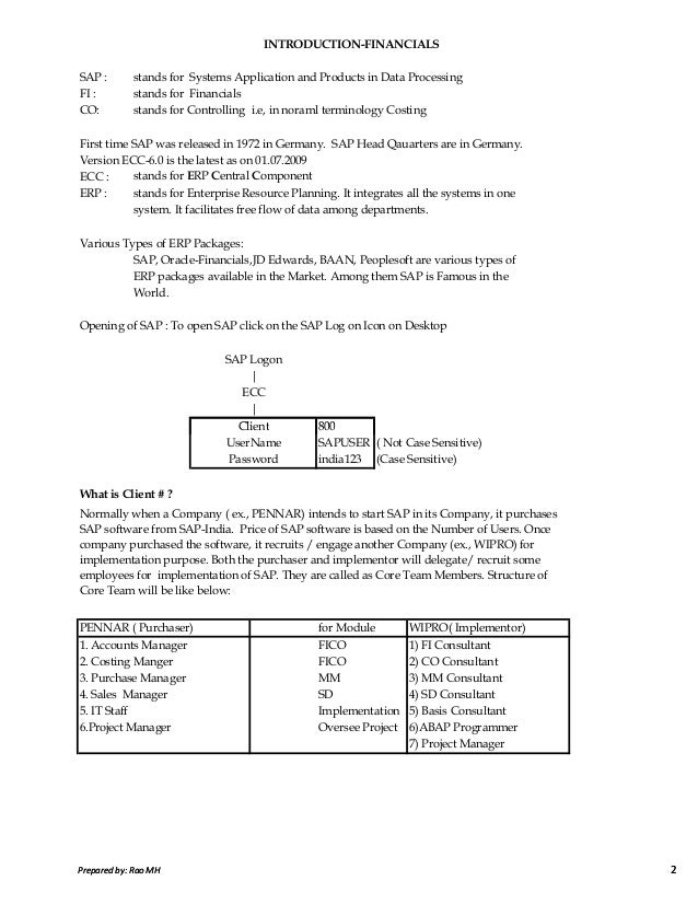 Sap handbook pdf