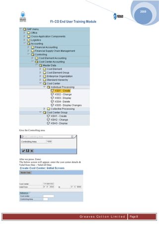 Sap FICO complete end user manual | PDF