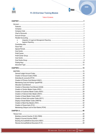 Sap FICO complete end user manual | PDF