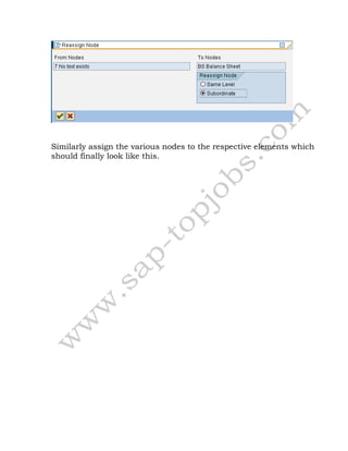 Similarly assign the various nodes to the respective elements which
should finally look like this.
 