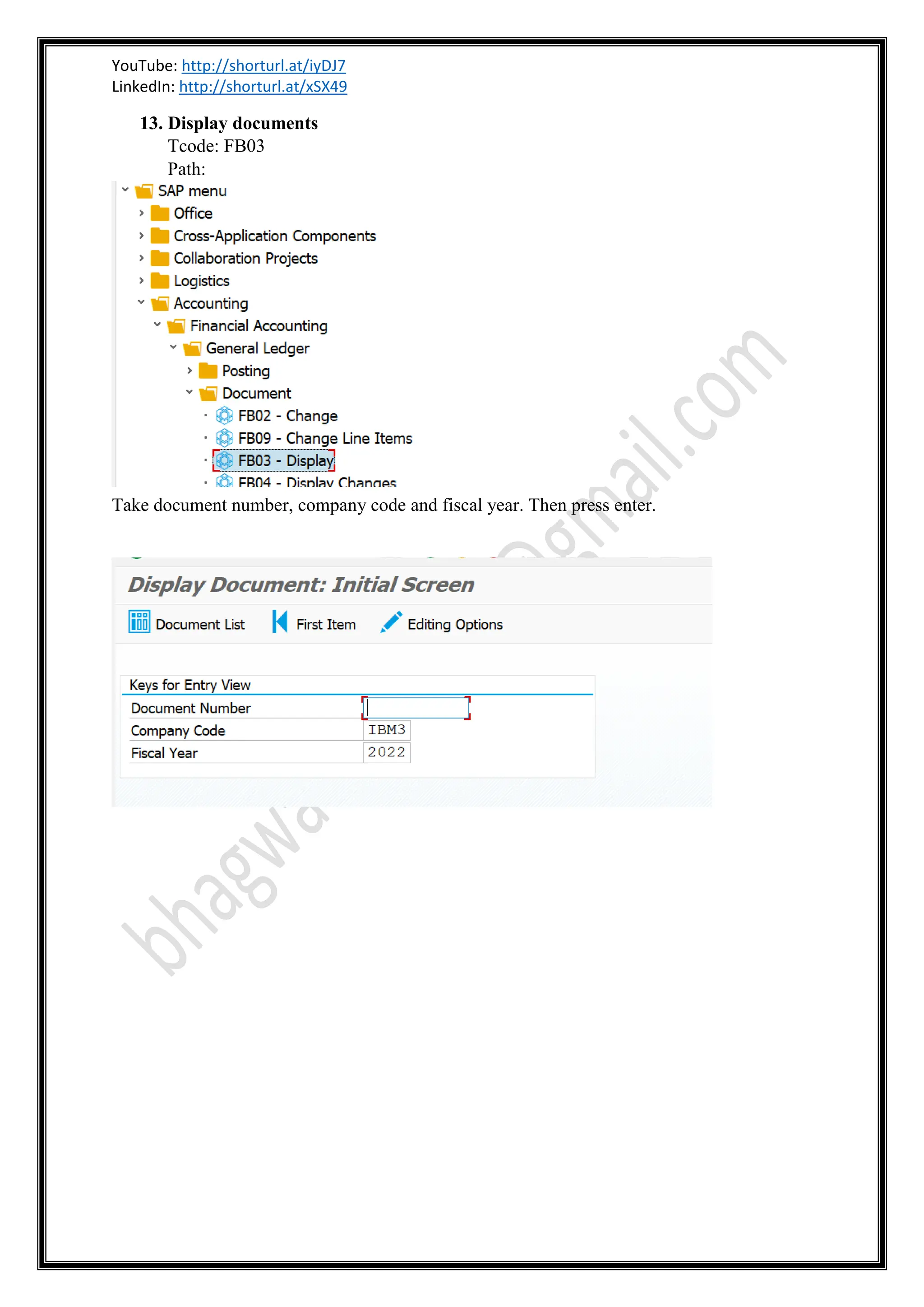 SAP FICO Configuration PDF Part 1| Financial accounting and controlling ...