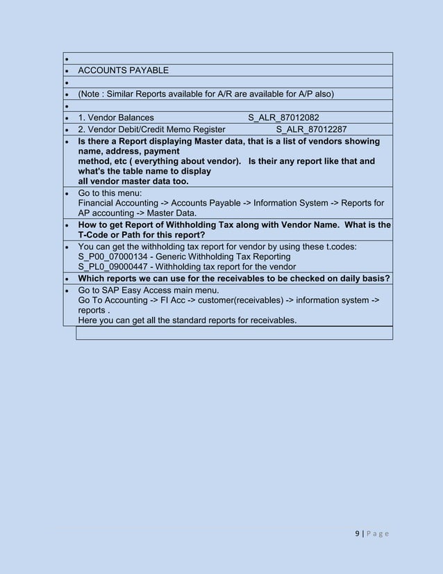 Sap fico shortcut keys pdf