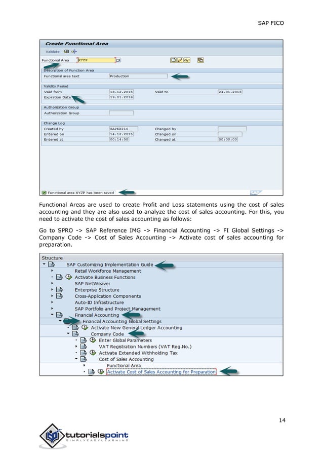 Sap fico tutorial v1 | PDF | Business Accounting & Finance | Business