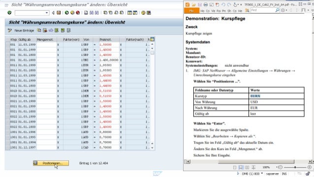 SAP FI DE TFIN50 U02 _c2 Geschaeftsjahresvariante. tc.fb60 ...