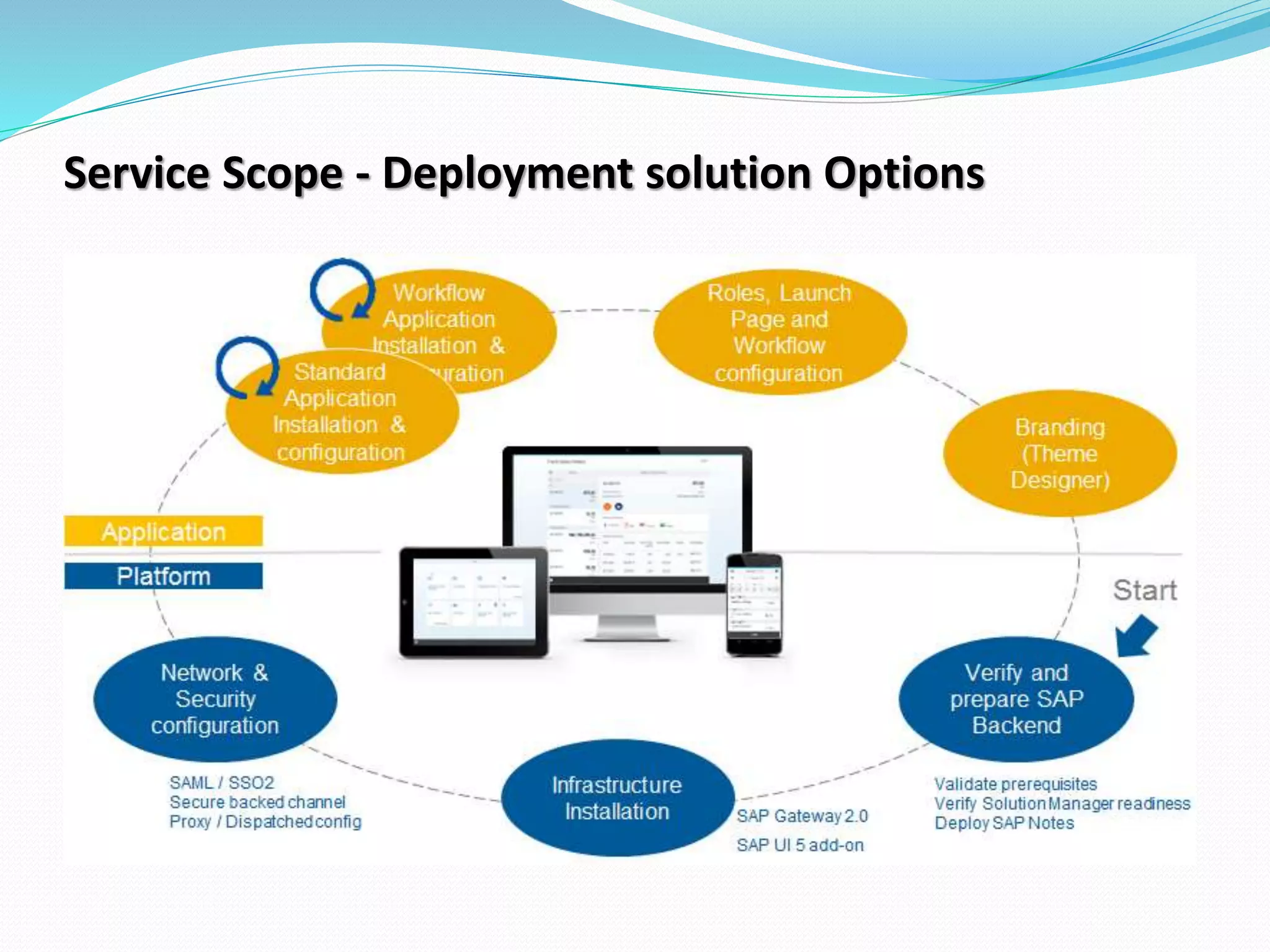 Service Scope - Deployment solution Options
 