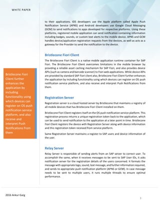 Sap fiori push notifications | PDF