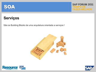 SOAIntegrações, uma analogia a rede de computadoresProtocolo padrão estabelecido