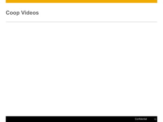 Coop Videos




              Confidential   13
 