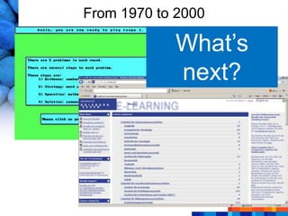 From 1970 to 2000

            What’s
            next?
 