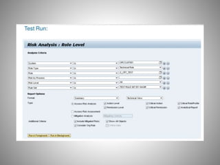 SAP Governance,Risk and Compliance