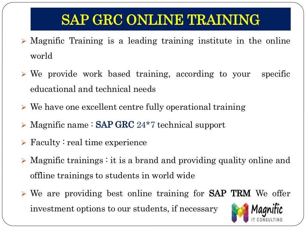 Sap Grc Security training Sap Tutorial Training In Chennai