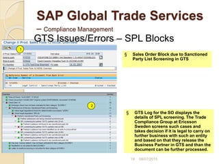 SAP GTS Online Training | PPTX