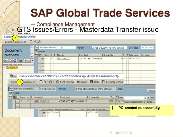 SAP GTS Online Training