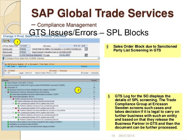 SAP GTS Online Training
