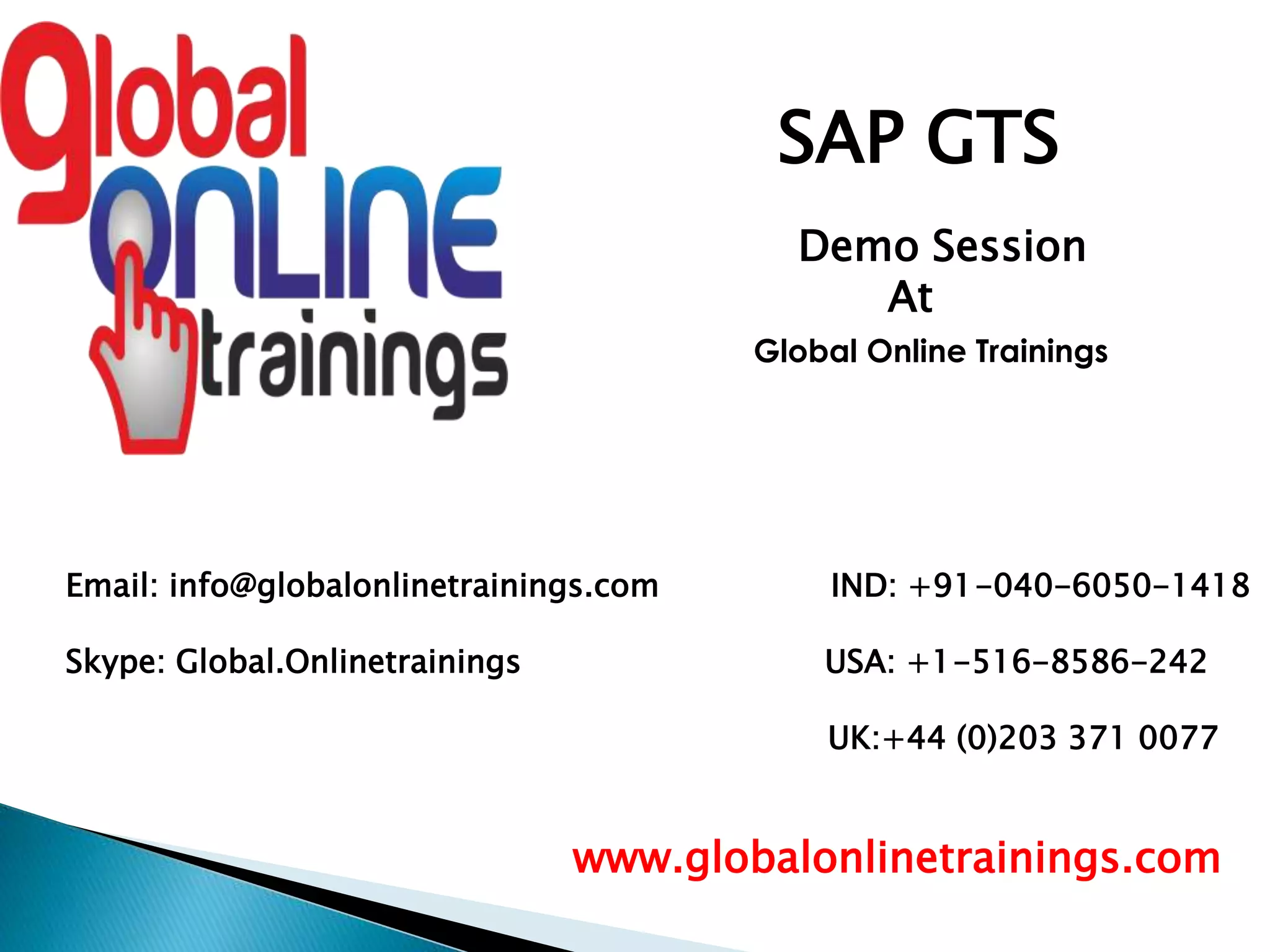 SAP GTS | PPTX